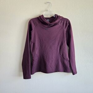 Nike Pro Hyperwarm Hooded Pullover Top Size Medium